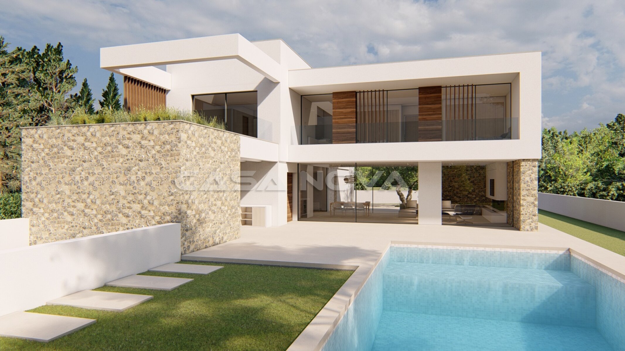 Mallorca Neubau Villa in Strand und Hafenn�he